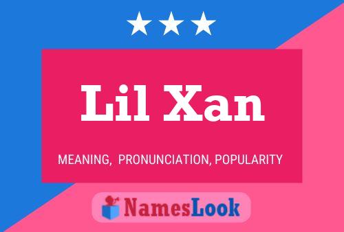 Affiche de nom Lil Xan