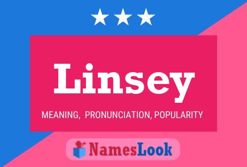 Affiche de nom Linsey