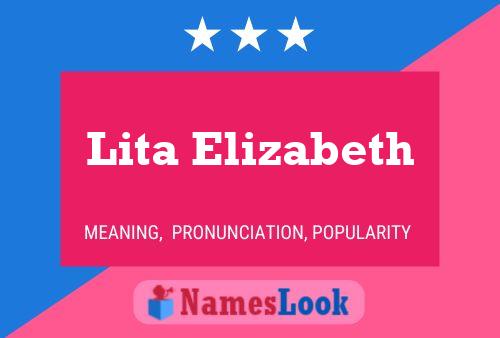 Affiche de nom Lita Elizabeth