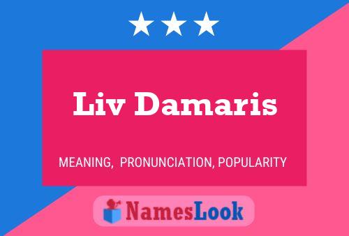 Affiche de nom Liv Damaris