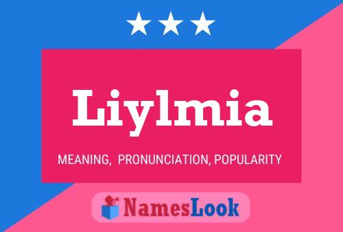 Affiche de nom Liylmia