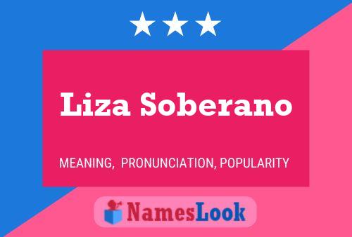 Affiche de nom Liza Soberano