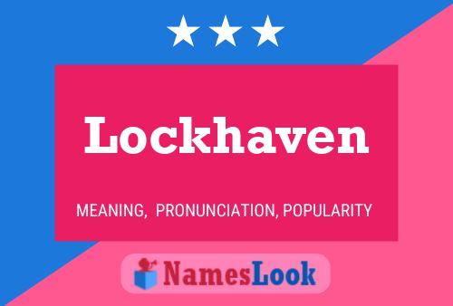 Affiche de nom Lockhaven