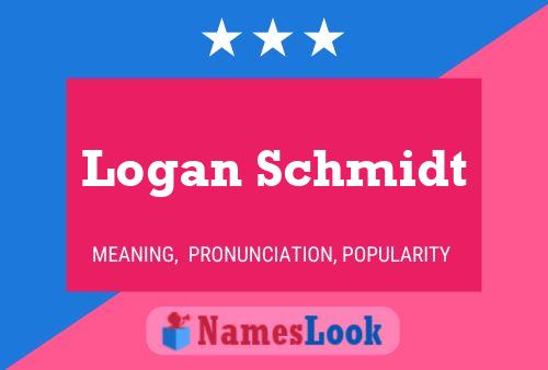 Affiche de nom Logan Schmidt