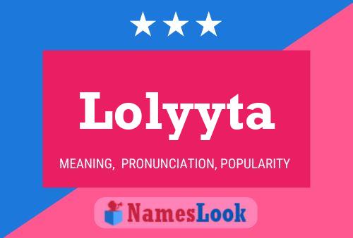 Affiche de nom Lolyyta