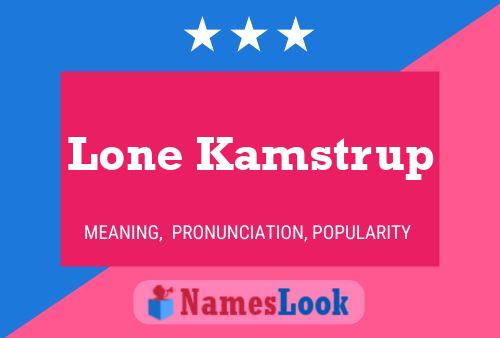 Affiche de nom Lone Kamstrup