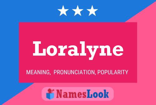 Affiche de nom Loralyne