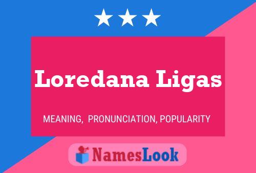 Affiche de nom Loredana Ligas