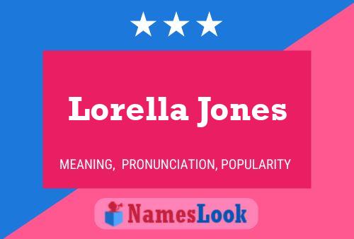 Affiche de nom Lorella Jones