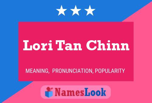 Affiche de nom Lori Tan Chinn