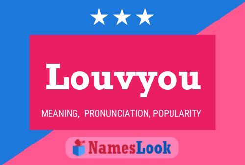 Affiche de nom Louvyou