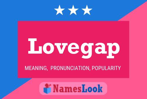 Affiche de nom Lovegap