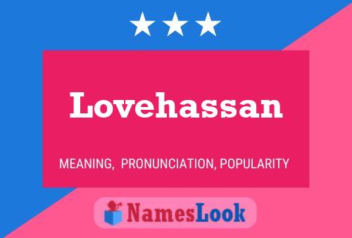 Affiche de nom Lovehassan