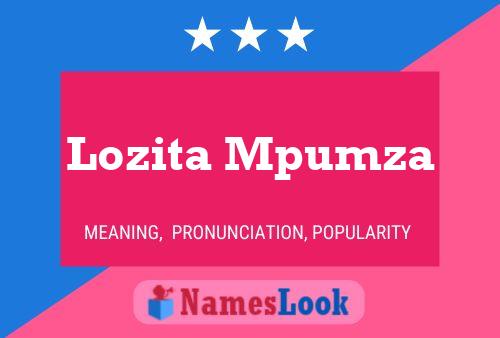 Affiche de nom Lozita Mpumza