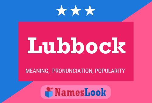 Affiche de nom Lubbock