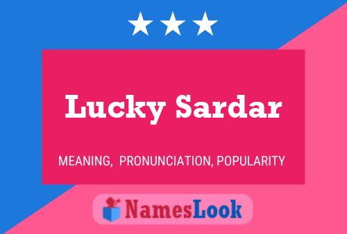 Affiche de nom Lucky Sardar