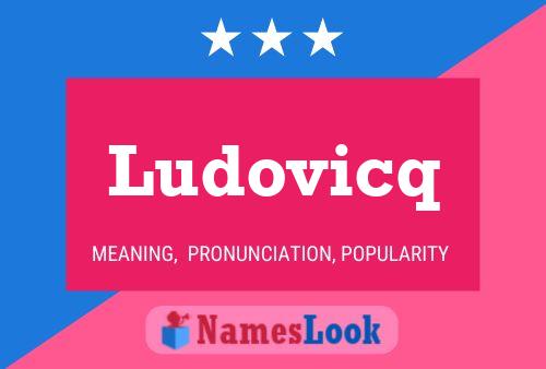 Affiche de nom Ludovicq