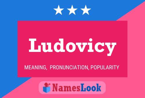 Affiche de nom Ludovicy