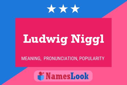 Affiche de nom Ludwig Niggl