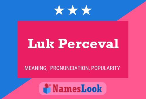 Affiche de nom Luk Perceval