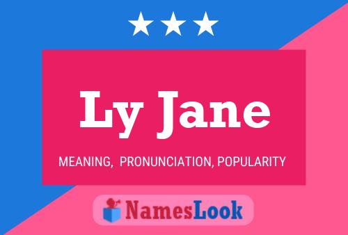 Affiche de nom Ly Jane