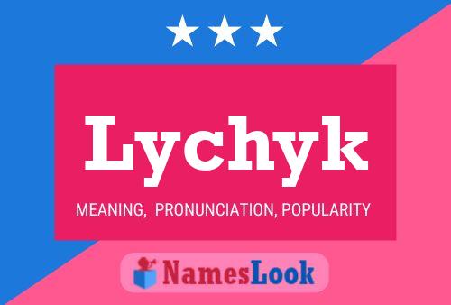 Affiche de nom Lychyk