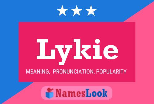 Affiche de nom Lykie