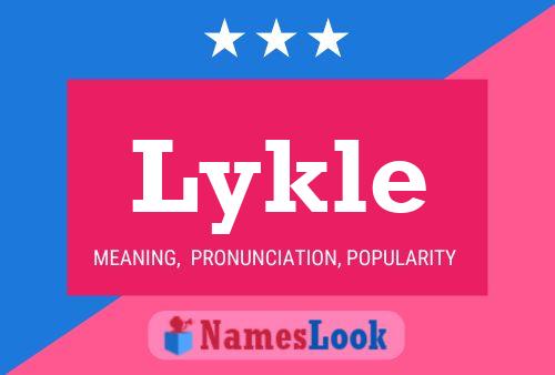 Affiche de nom Lykle