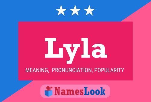 Affiche de nom Lyla