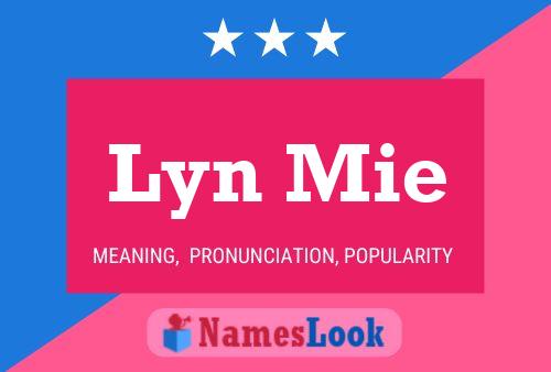 Affiche de nom Lyn Mie