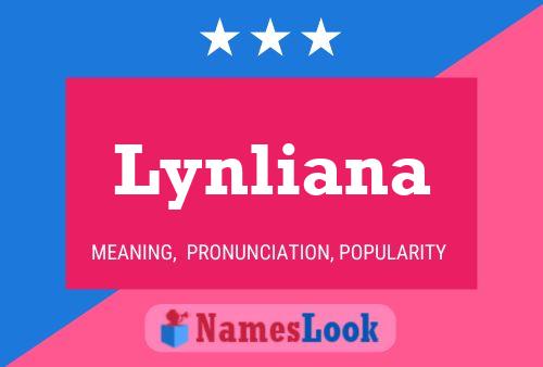 Affiche de nom Lynliana