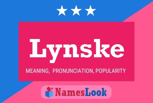 Affiche de nom Lynske