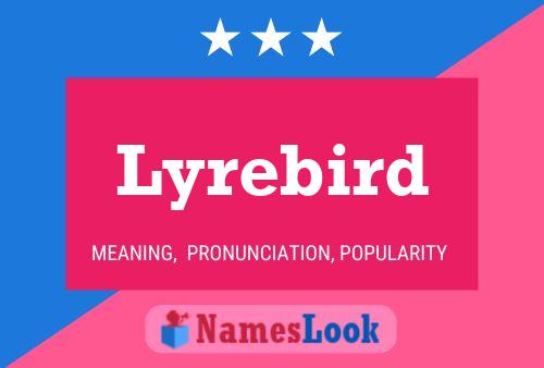 Affiche de nom Lyrebird