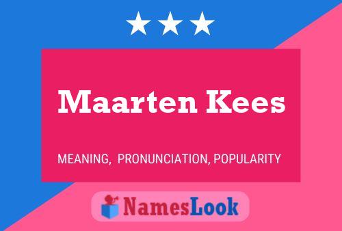 Affiche de nom Maarten Kees