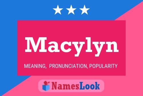 Affiche de nom Macylyn