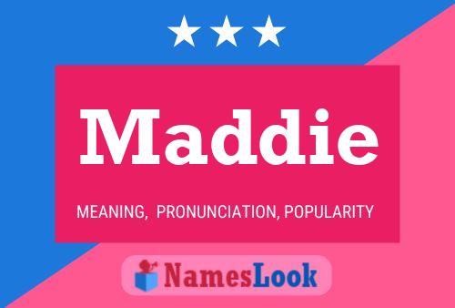 Affiche de nom Maddie