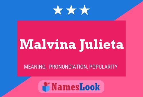 Affiche de nom Malvina Julieta