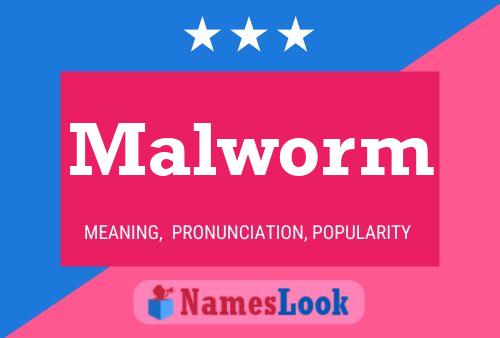 Affiche de nom Malworm