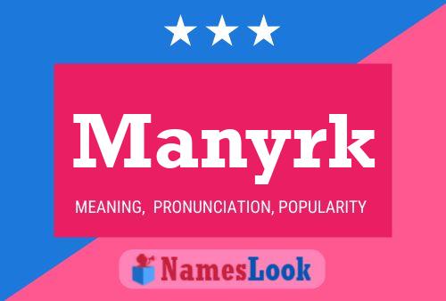 Affiche de nom Manyrk