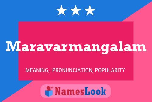 Affiche de nom Maravarmangalam