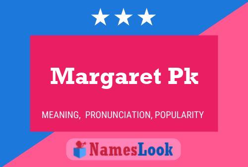 Affiche de nom Margaret Pk