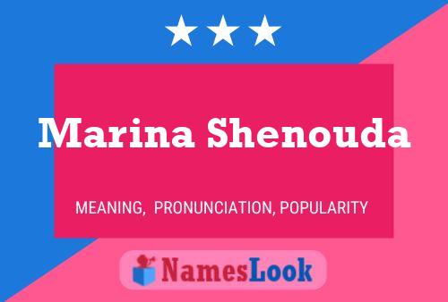 Affiche de nom Marina Shenouda