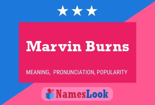 Affiche de nom Marvin Burns