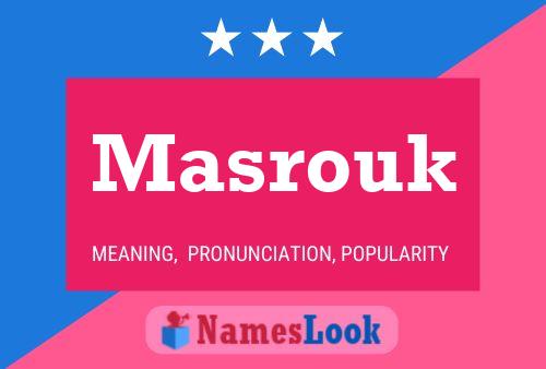 Affiche de nom Masrouk