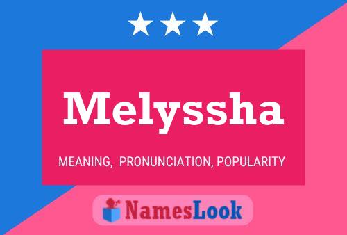 Affiche de nom Melyssha