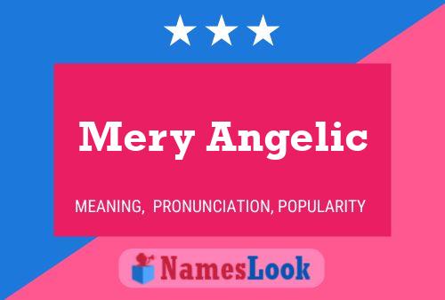 Affiche de nom Mery Angelic