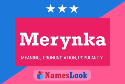 Affiche de nom Merynka