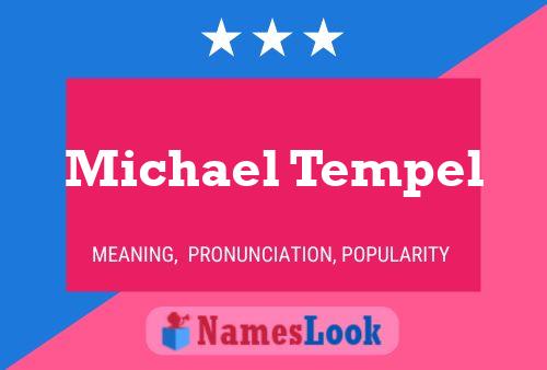 Affiche de nom Michael Tempel