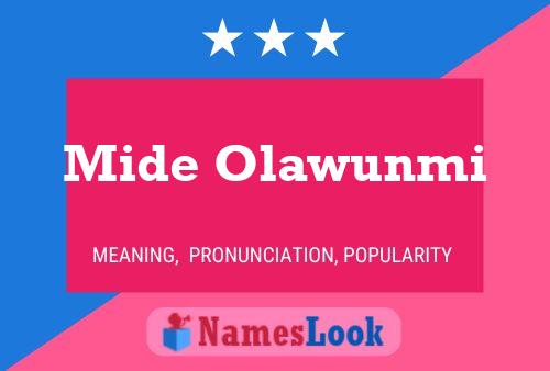 Affiche de nom Mide Olawunmi