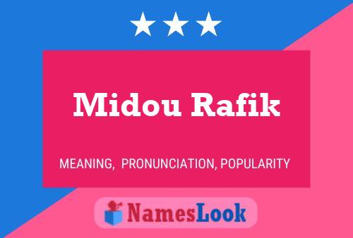 Affiche de nom Midou Rafik